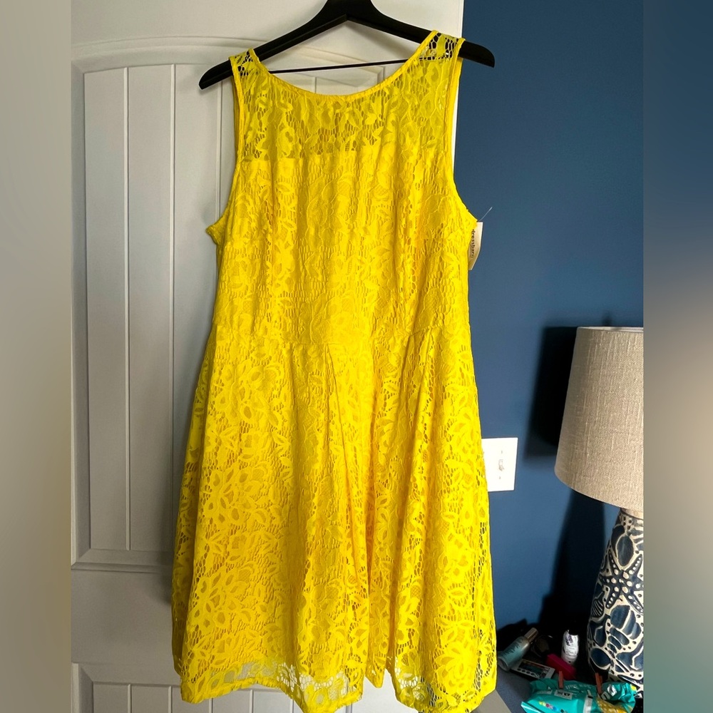 Pale yellow dress